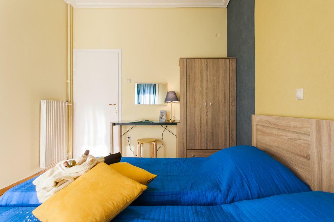 Private Central View Rooms In Apartment Near To Acropolis Metro Station أثينا المظهر الخارجي الصورة