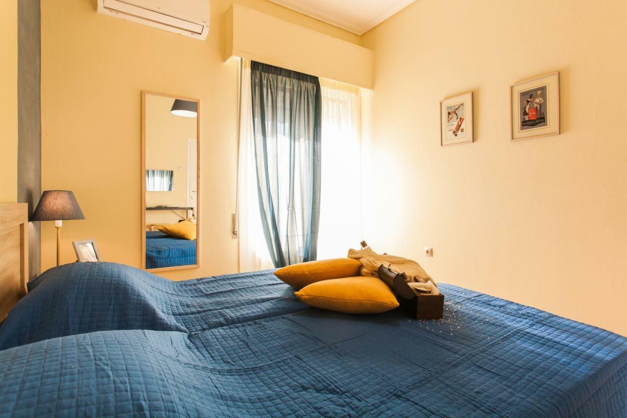 Private Central View Rooms In Apartment Near To Acropolis Metro Station أثينا المظهر الخارجي الصورة